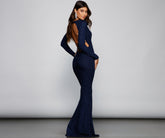 Formelles Glitzerkleid „Francine“ mit offenem Rücken